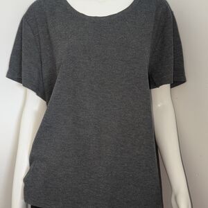 Victoria's Secret Gray Boxy Short Sleeve Tee